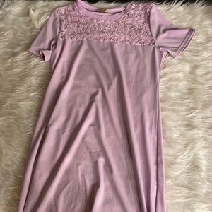 Lavender tshirt dress